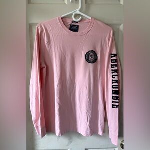 Abercrombie & Fitch Pink Crew Neck Tee